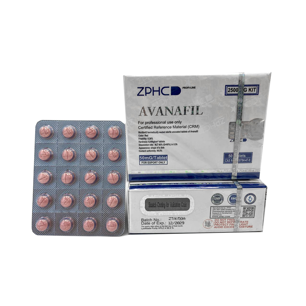 Avanafil ZPHC — 50 × 50 mg tablets